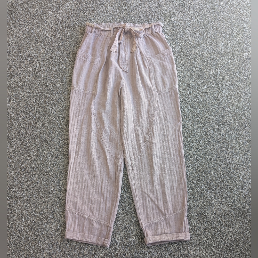 Free People Livin In The City Seamed Slouchy Pants Size Small